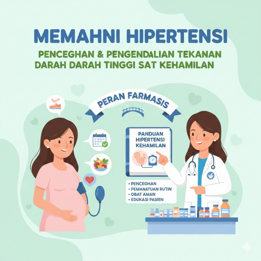 Memahami Hipertensi: Peran Farmasis dalam Pencegahan dan Pengendalian Tekanan Darah Tinggi saat Kehamilan